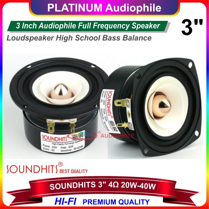 Speaker Full Range 3 Inch Premium Fullrange Speaker Import
