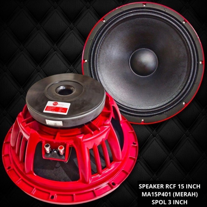 Speaker Rcf 15 Inch Ma15P401 / Komponen 15" Ma 15P401 Red