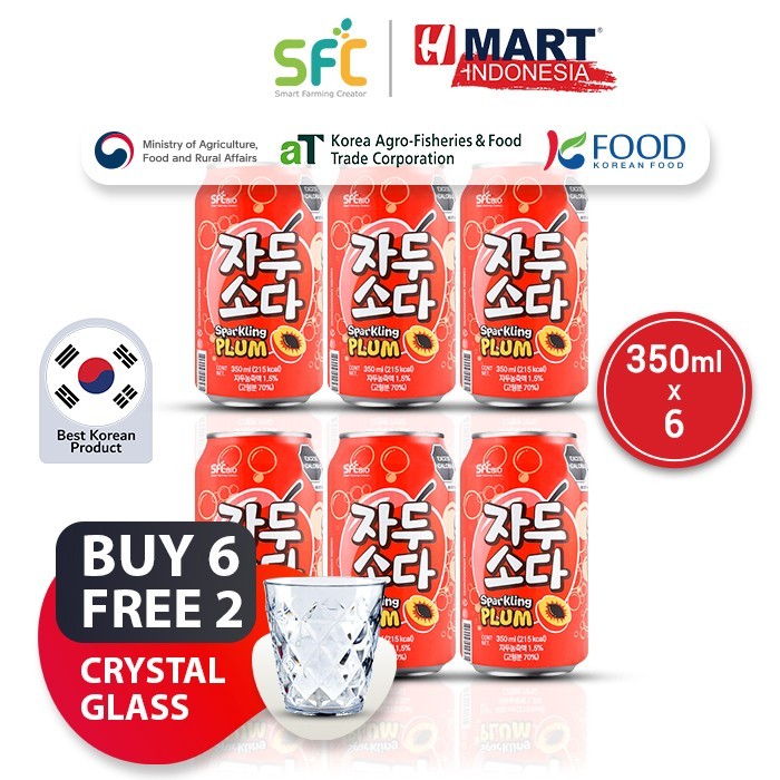 

Sfc Sparkling Plum - Minuman Rasa Plum Berkarbonasi 350Ml 1 Pack (Isi 6Pcs)