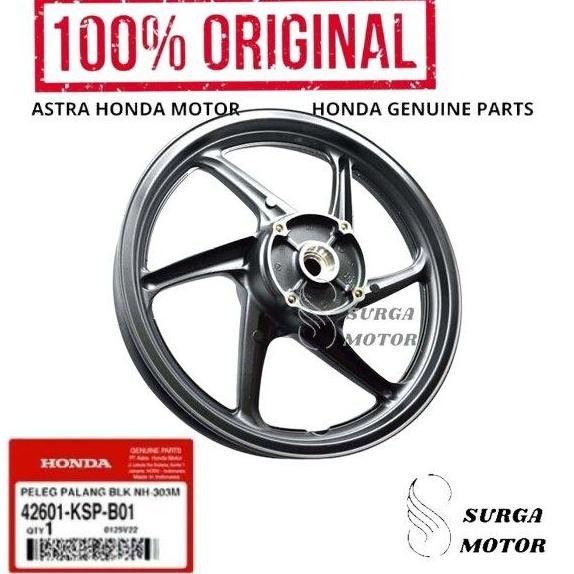 Velg Peleg Pelek Palang Racing Belakang Rear New Honda Megapro Mega Pro Monoshock 2010 CB150R . ORI 