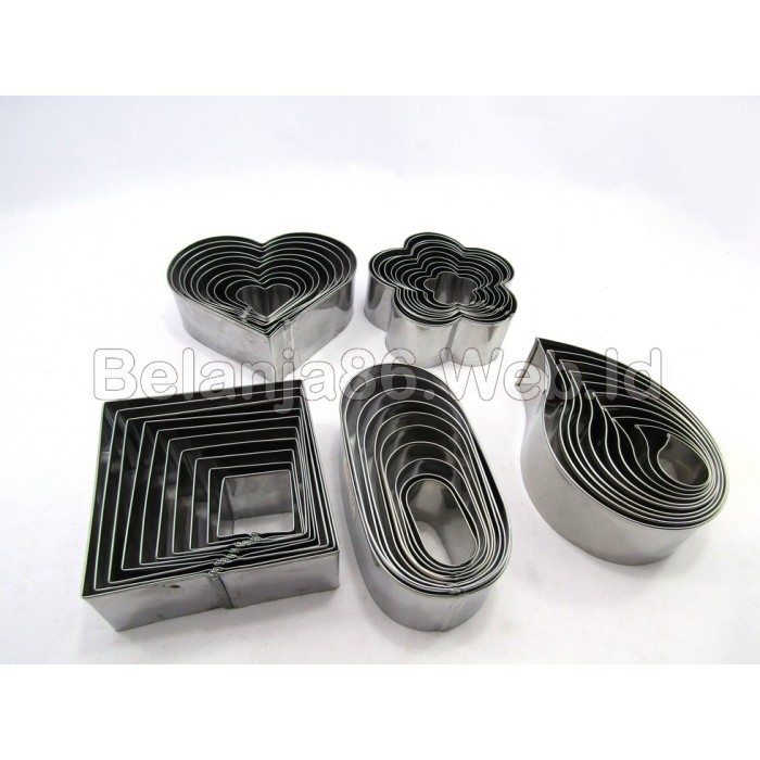 

BEST CETAKAN KUE KERING CUTTER RING BULAT SS - 10 PCS