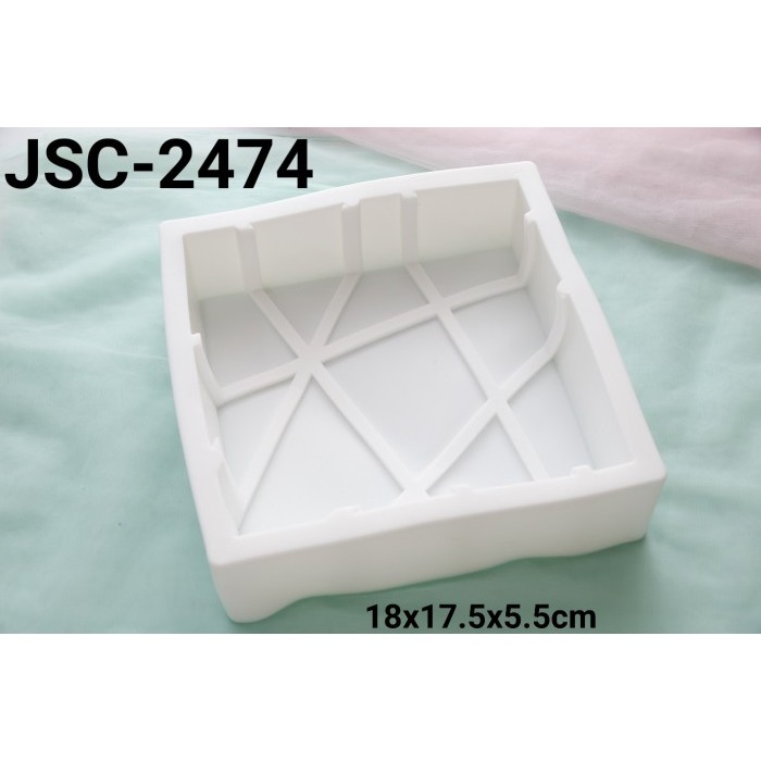

READY STOCK JSC-2474 CETAKAN LOYANG SILIKON PUDING ENTREMET CREAM CAKE KOTAK