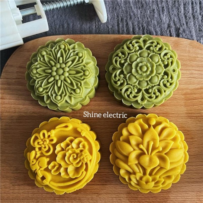 

BEST SELLER CETAKAN MOONCAKE FLOWER 150GR KUE BULAN 150 GRAM MOON CAKE 150 GR
