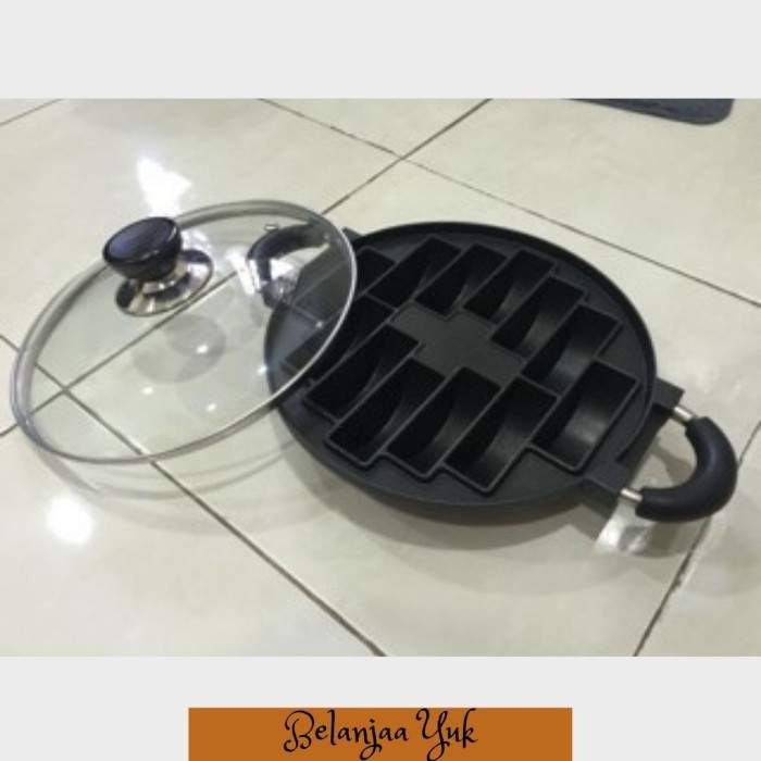 

TERMURAH CETAKAN KUE PUKIS / KUE PANCONG 12 LUBANG ANTI LENGKET HAPPY CALL