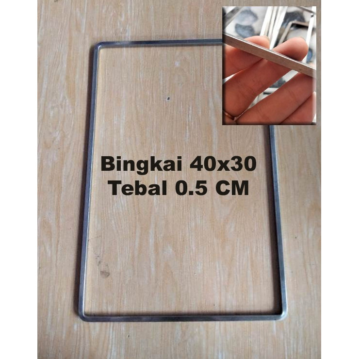 

TERBARU BINGKAI PERATA ADONAN KUE KERING / BINGKAI 40X30 TEBAL 0.5
