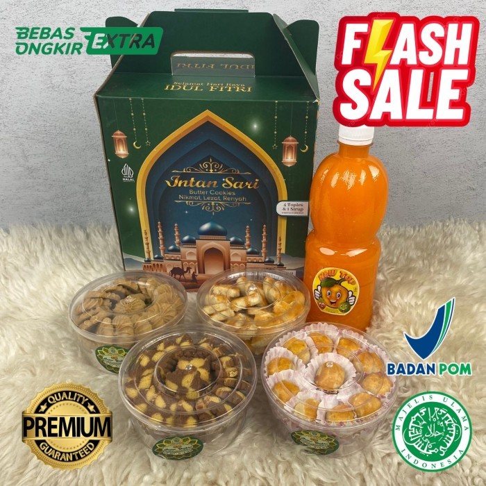

New! PAKET KUE KERING LEBARAN SIRUP PARCEL RAMADHAN HAMPERS KUE KERING TOP Idul Fitri