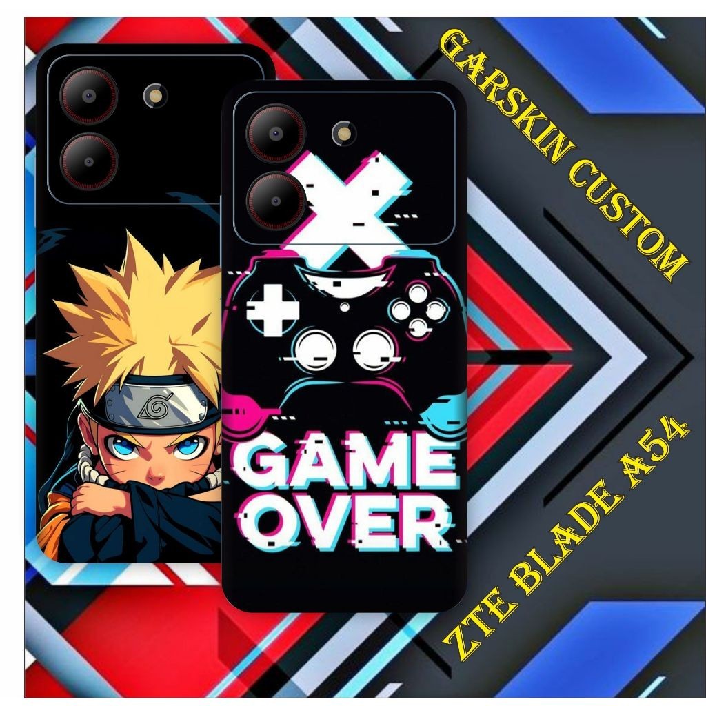 

Terlaris ZTE Blade A54 Garskin Stiker Custom Case Laminasi Tebal COD