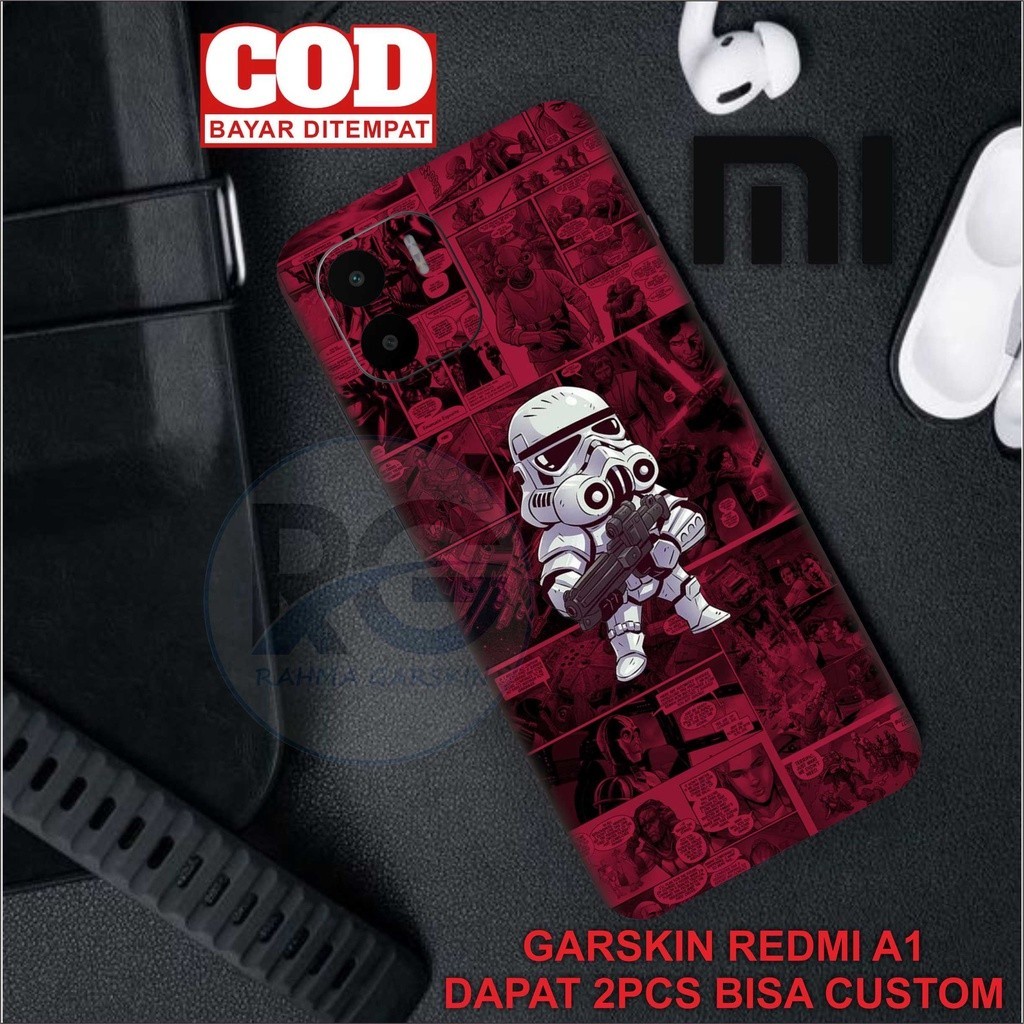 

Terlaris Redmi A1 Garskin Stiker Custom Case Laminasi Tebal COD