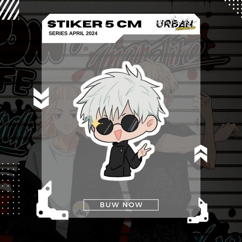 

Terlaris Stiker Jujitzu Keizen By Urban District Id Garskin Custom Case Laminasi Tebal COD