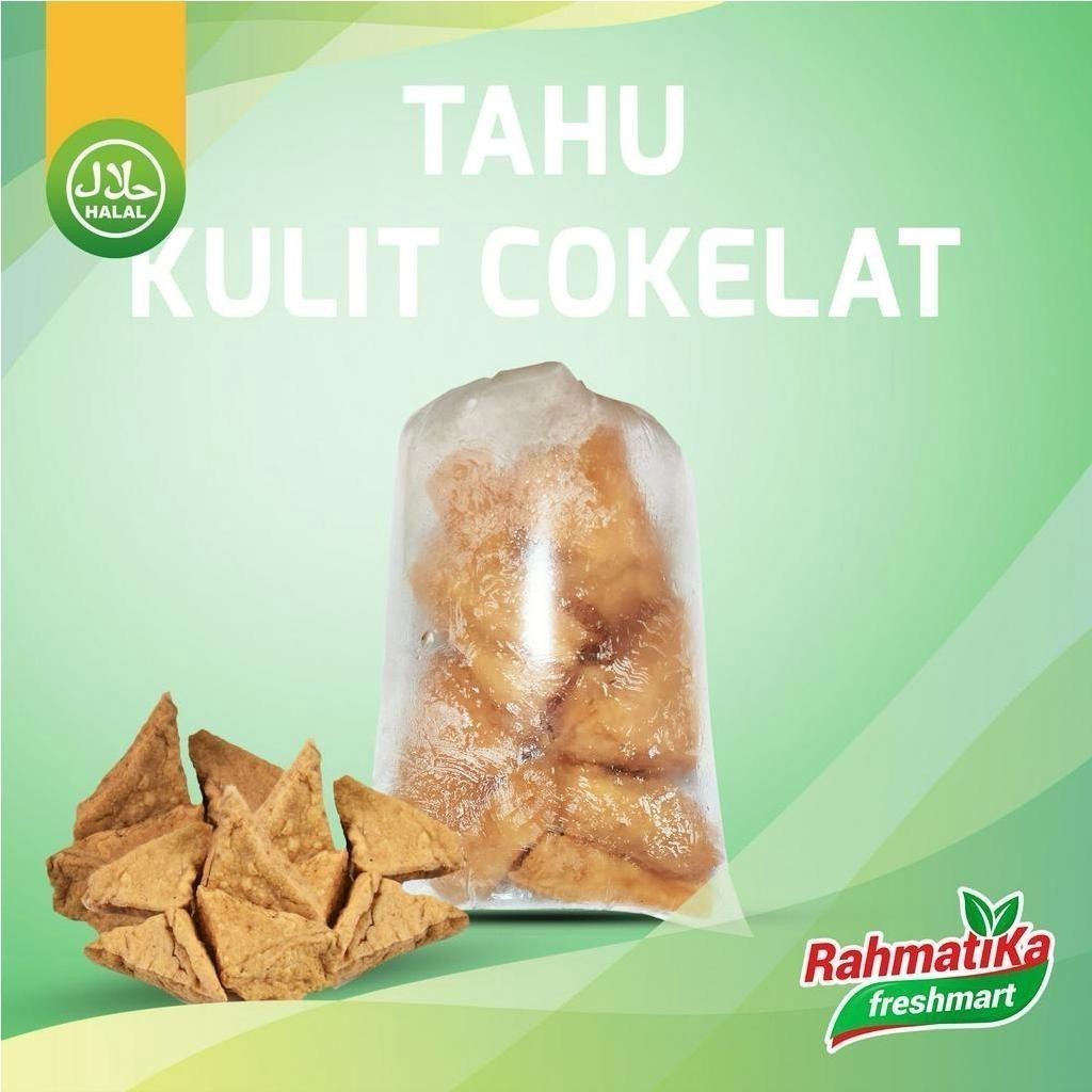 

Tahu Kulit Cokelat Segitiga Isi 10 Pcs