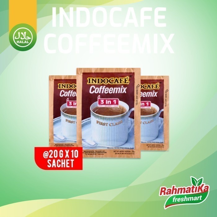 

Indocafe Coffeemix / Kopi Indocafe 20 gram (Isi 10 Sachet)