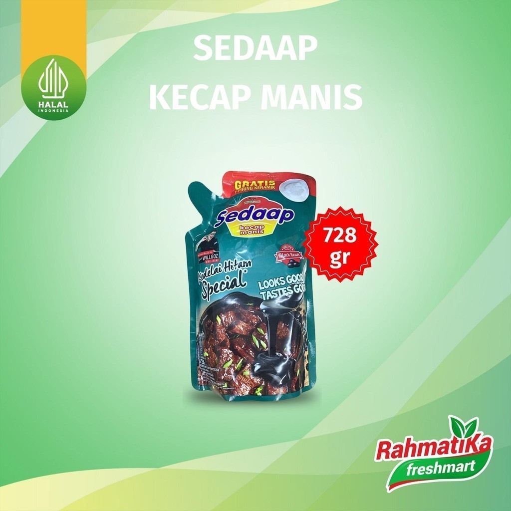 

Kecap Sedaap / Sedap Kecap Manis Refill 728 gram