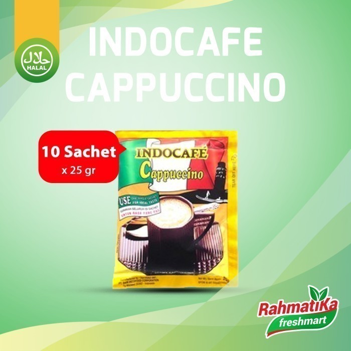 

Indocafe Cappuccino (10 Sachet x 25g)