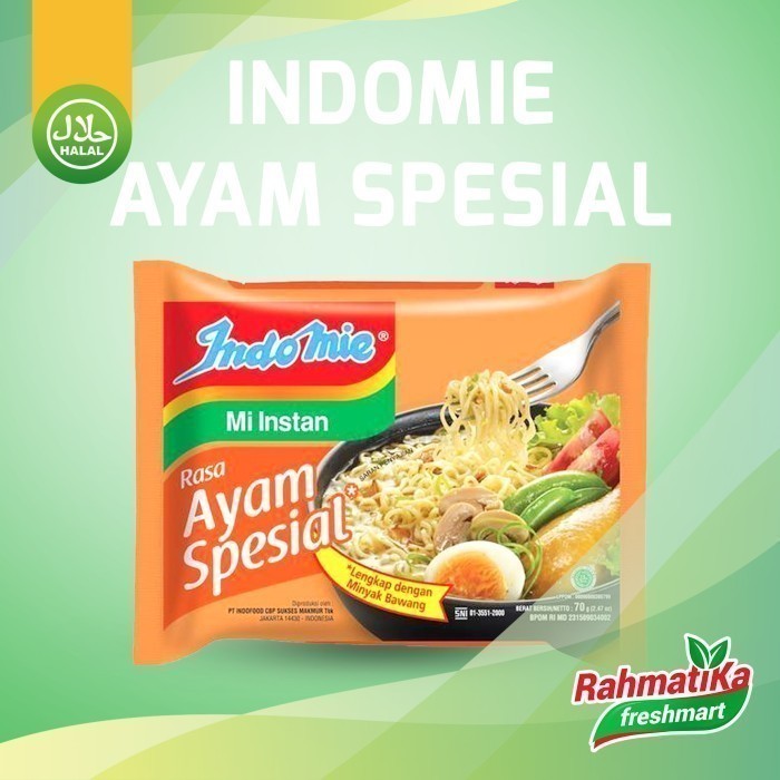 

Indomie Mi Instan Rasa Ayam Spesial 1 Pcs 68 gr