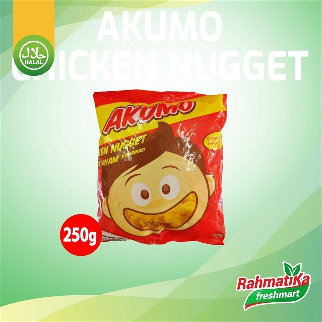 

Akumo Chicken Nugget - Naget Ayam Kombinasi 250 gr