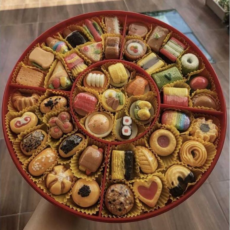 

candy tray coklat karakter makanan parsel lebaran kue lebaran