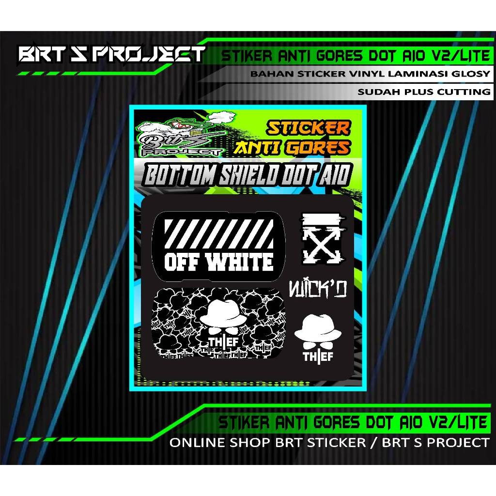 

Terlaris Anti Gores Bagian Bawah Dot V2 Lite Kecil 3 Garskin Stiker Custom Case Laminasi Tebal COD