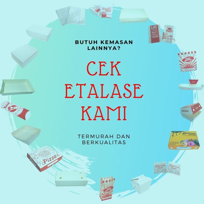 Bisa COD Paper Tray Sosis, Dus Sosis, Kemasan Sosis, Tempat Sosis, Wadah Sosis, Paper Tray Sate, Wad