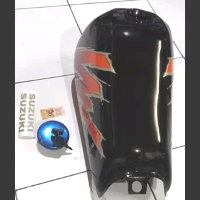 Tangki Bensin Suzuki Ts125 imitasi tangki Suzuki Ts125 tangki minyak Suzuki Ts125 tutup tangki Suzuk
