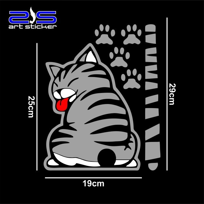 

Terlaris Akses Mobil Kaca Belakang Stiker Wiper Ekor Kucing Kuntua Put Kiri Garskin Custom Case Laminasi Tebal COD