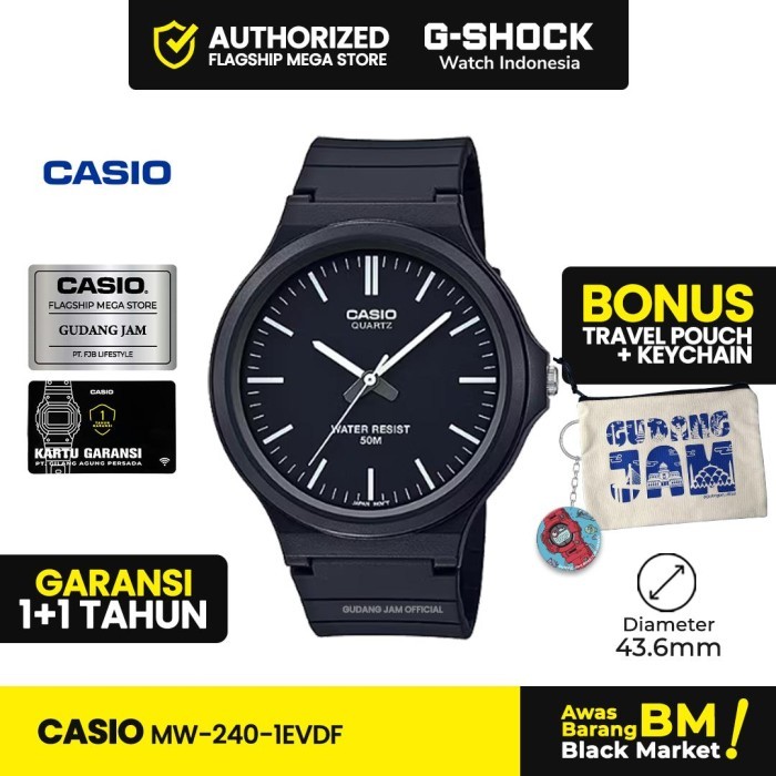 Casio General Mw-240-1Evdf Mw-240-1E Mw-240 Mw240 Mw 240