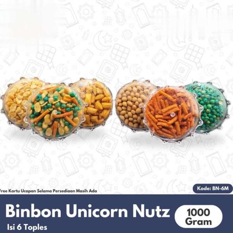 

Binbon Unicorn Nuts - 6 Toples Mix Kacang Snack