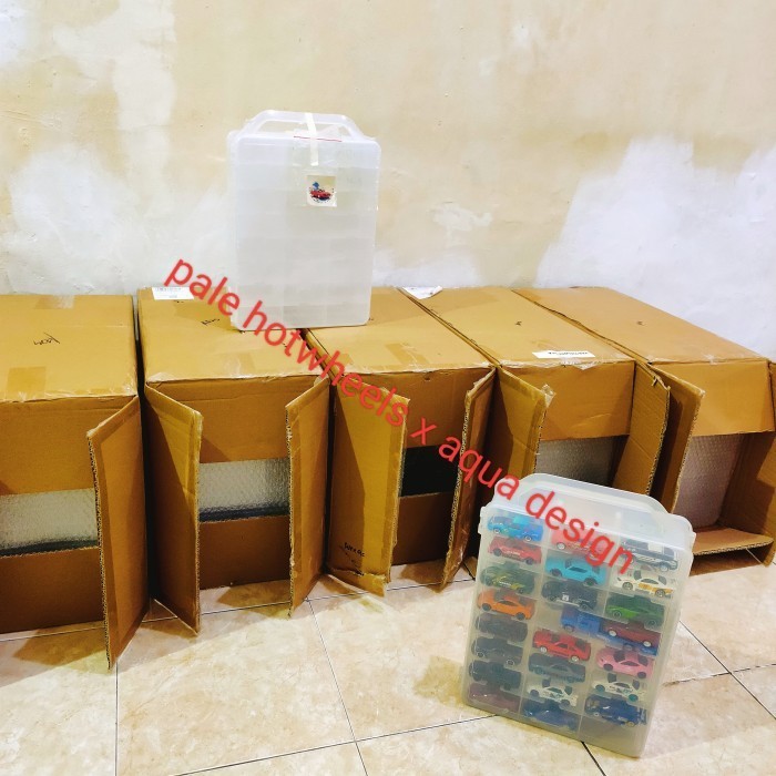 ALDY TOYS - BOX HOTWHEELS KOPER 2 SISI KAPASITAS 48 MULTI PURPOSE RARE BOX LAMLEY