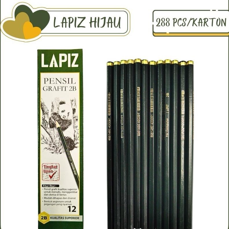 

WS PENSIL M200 HIJAU 2 B / SET PENSIL