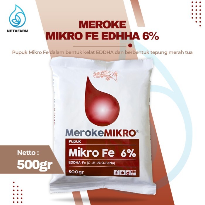 Pupuk Meroke FE EDDHA 6% - 500gr