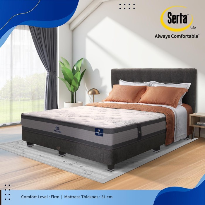 Serta Kasur Spring Bed Recharge (Mattress Only)