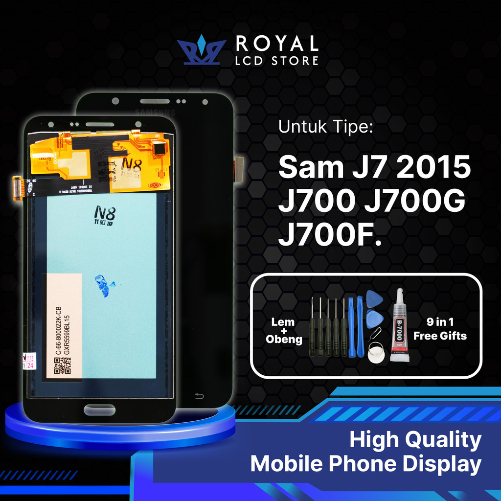 Lcd Samsung J7 2015 J700 J700G J700F Full Set Lcd Touchscreen