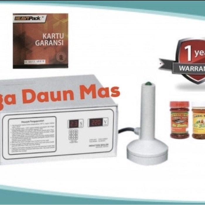 MESIN INDUKSI SEALER UNTUK SEGEL ALMUNIUM FOIL PADA BOTOL PLASTIK