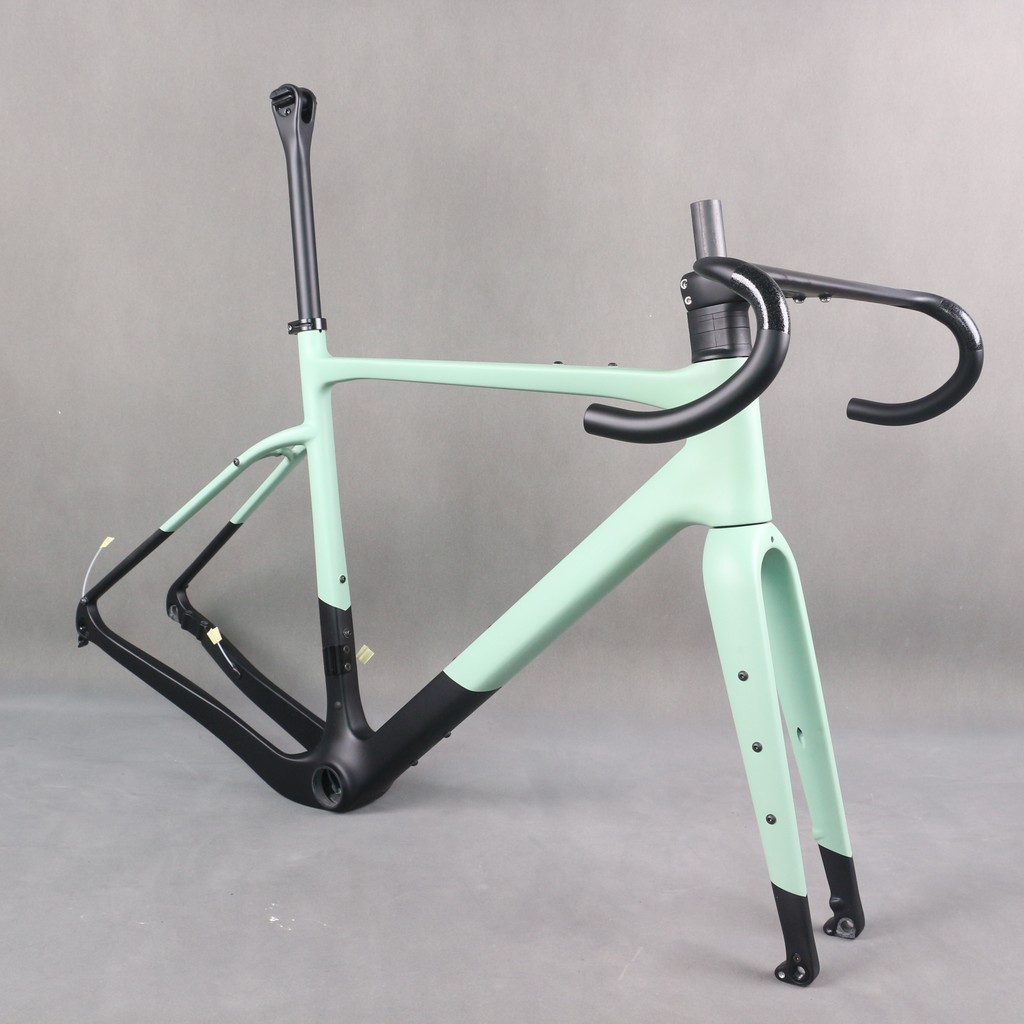 HONYA Custom Color Carbon Gravel Bike Frame, Disc Brake, Bicycle Frameset, Road Bike Frame, Cyclocro