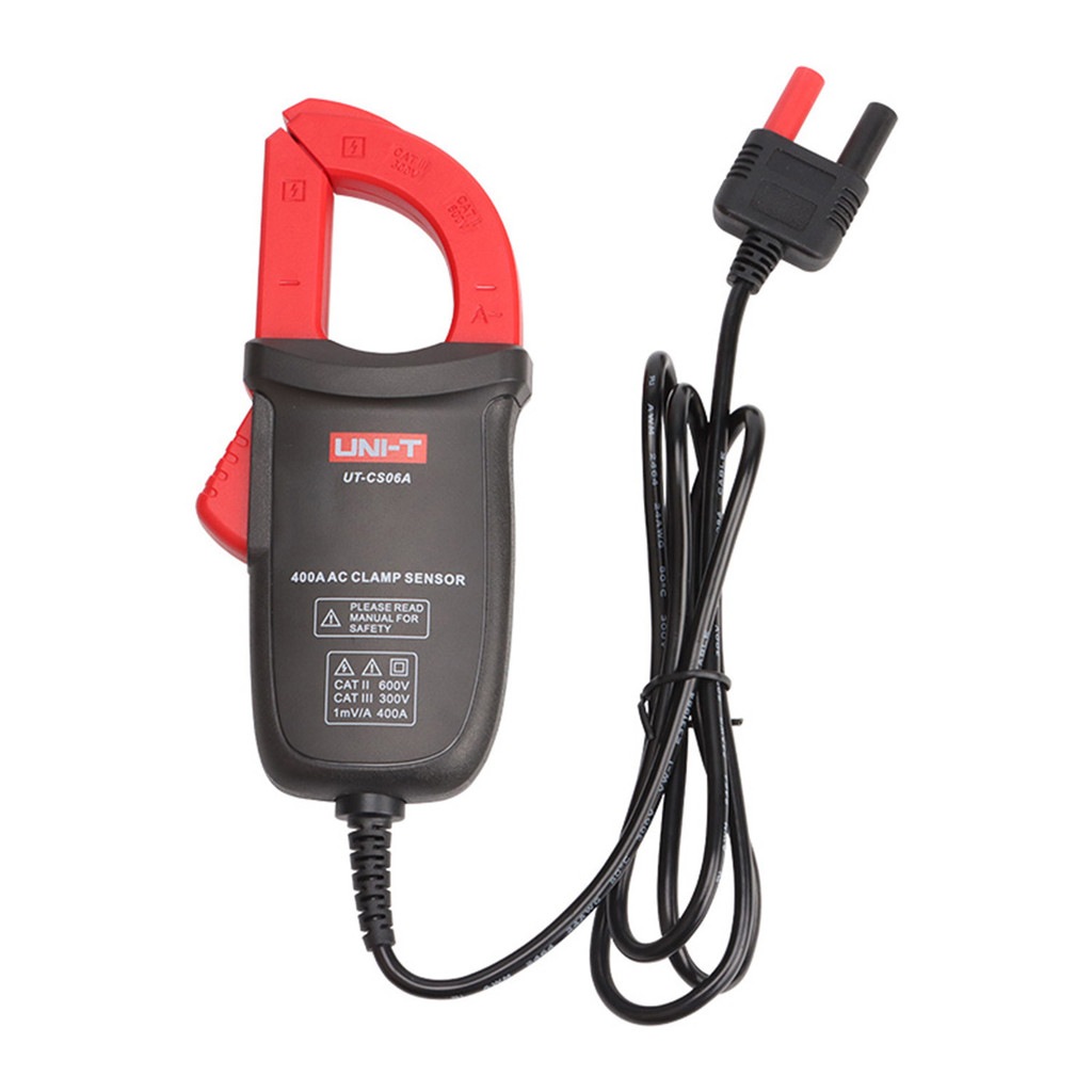HONYA UNI T AC Current Clamp Sensor UT-CS06A 400A Current Measuring Pliers Ammeter Suitable For UT61