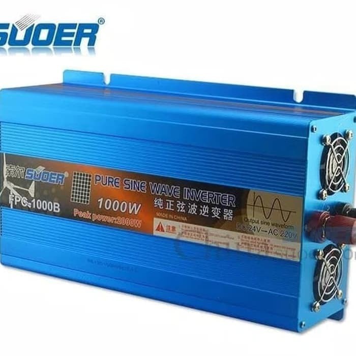 SUOER PURE SINE WAVE INVERTER SINUS MURNI 1000WATT 12VOLT FPC1000