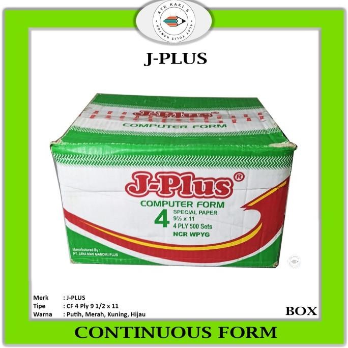 

Continous Form 91/2 x 11 4 Ply ( K4 Jplus ) NCR / Kertas Komputer