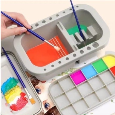

Bak Ember Cuci Kuas Lukis Bucket Cleaning Paint Brush Harga Promo