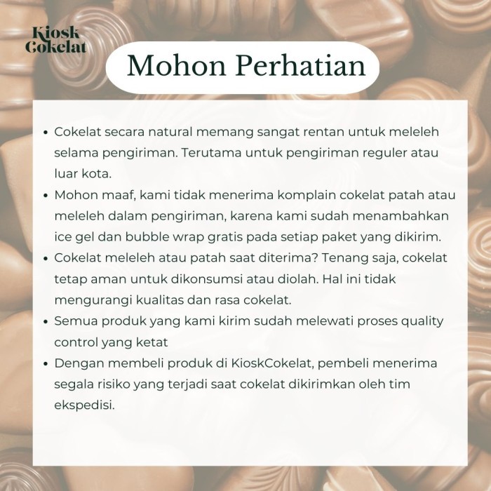 

Tulip Chocolatier Chocolate Paste 1Kg Termurah
