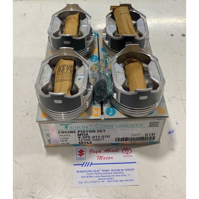 Piston sx4 dan swift teikin