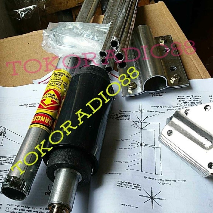 ANTENA TELEX HYGAIN V2R PLAT VHF LOADING BESAR