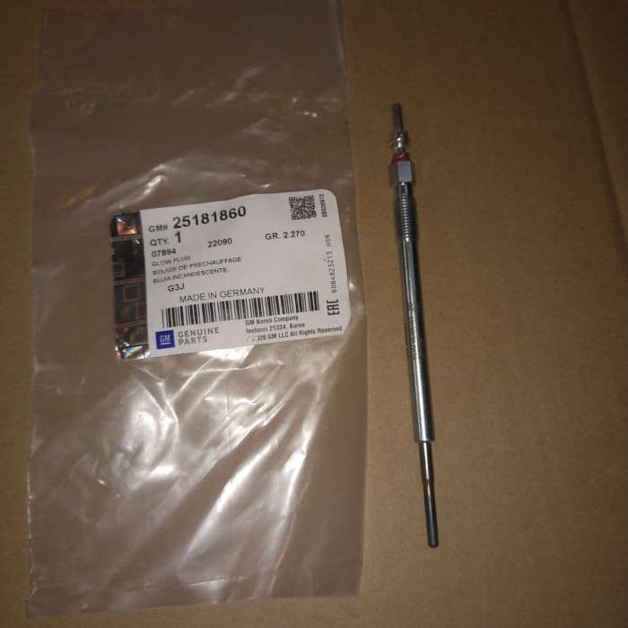 glow plug busi pemanas captiva FL ORI GM