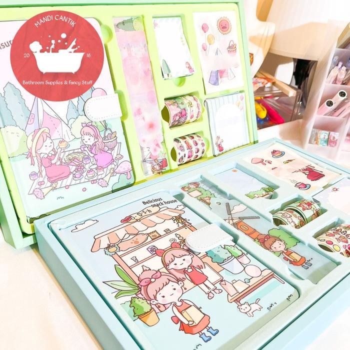 

BERGARANSI JURNAL 7 IN 1 SWEETHEART CAKE SHOP ALAT STATIONERY KANTOR KODE 1289