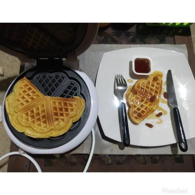 

Terlaris Sonifer Flower Waffle Maker Alat Waffle Bentuk Love + Free Buku Resep Ready Stok