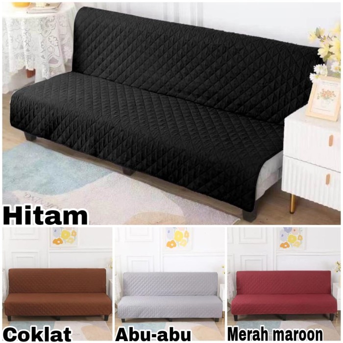 Sarung sofa bed PROTEKTOR size: M L /Cover sofa bed INFORMA microfiber