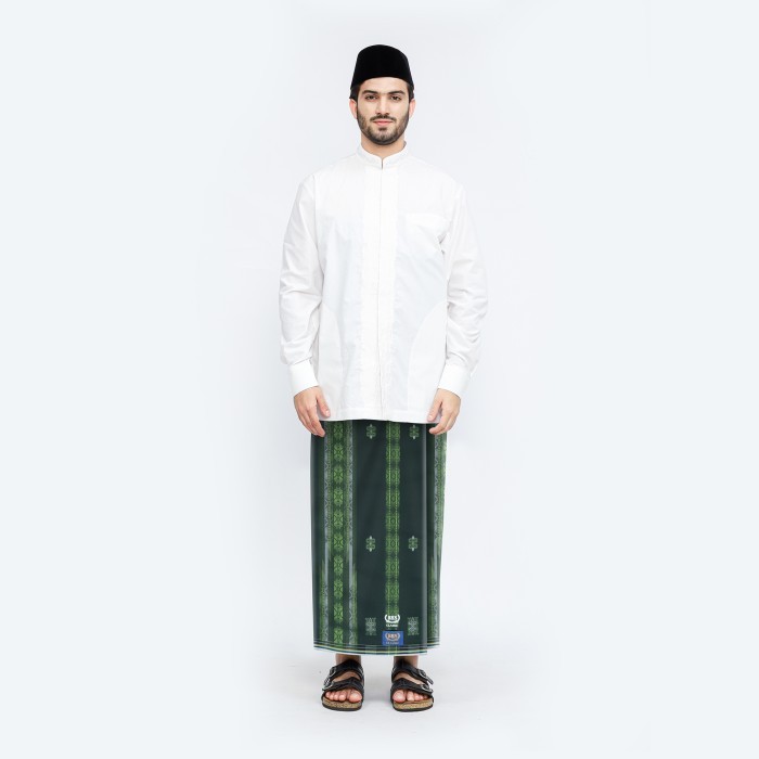 Sarung Bhs Classic Gold Motif C48 Jgf Olive Tua 01