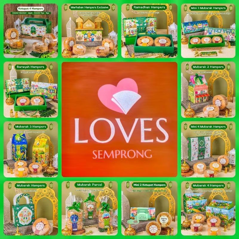 

BEST DEALS Hampers IDUL FITRI / LEBARAN 2025 - by Loves Semprong