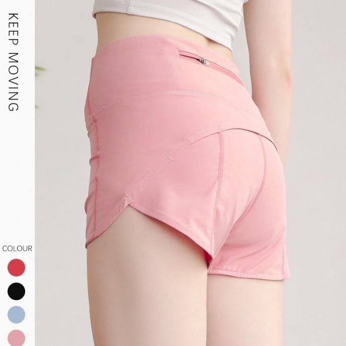 Promo Celana Lari Pendek Wanita Celana Running Ada Kantong 2990 (X422A)