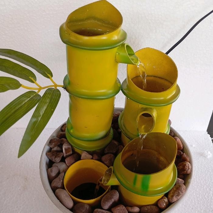 air terjun minimalis hiasan ruang tamu dan dekorasi taman air mancur mini amarta_online