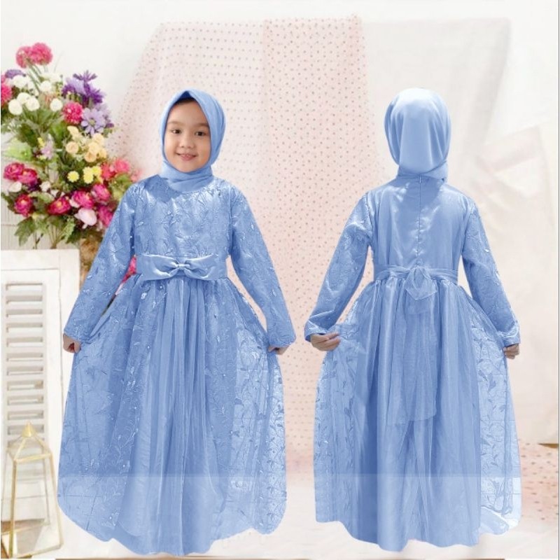 Gamsis Lebaran 2025 Gamis Anak Terbaru 2025 Model Terbaru Gams Takjilan Anak Games Anak Anak Perempu