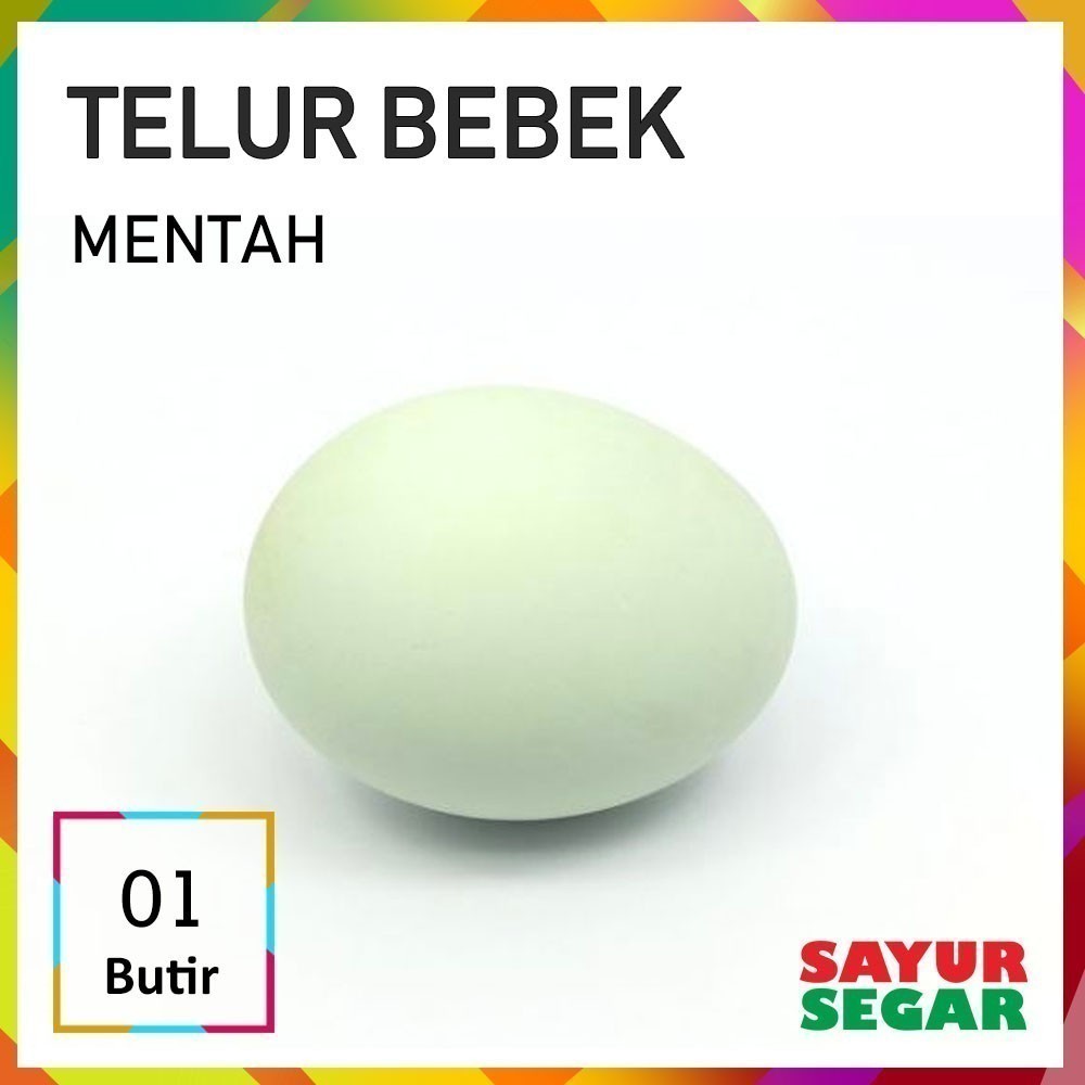 

Telur Bebek Mentah [1 Butir]